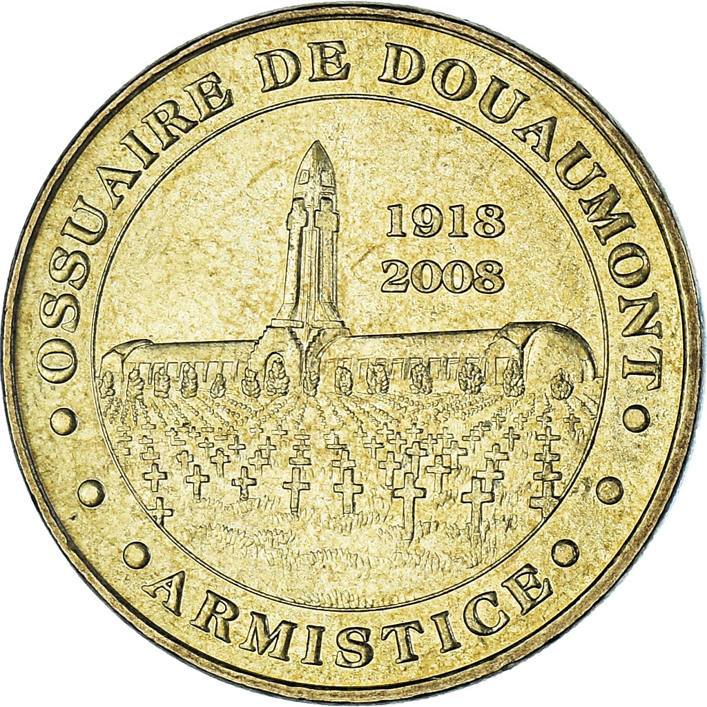France, Token, Douaumont - Ossuaire n° 3, 2007, MDP, MS(60-62), Copper-nickel
