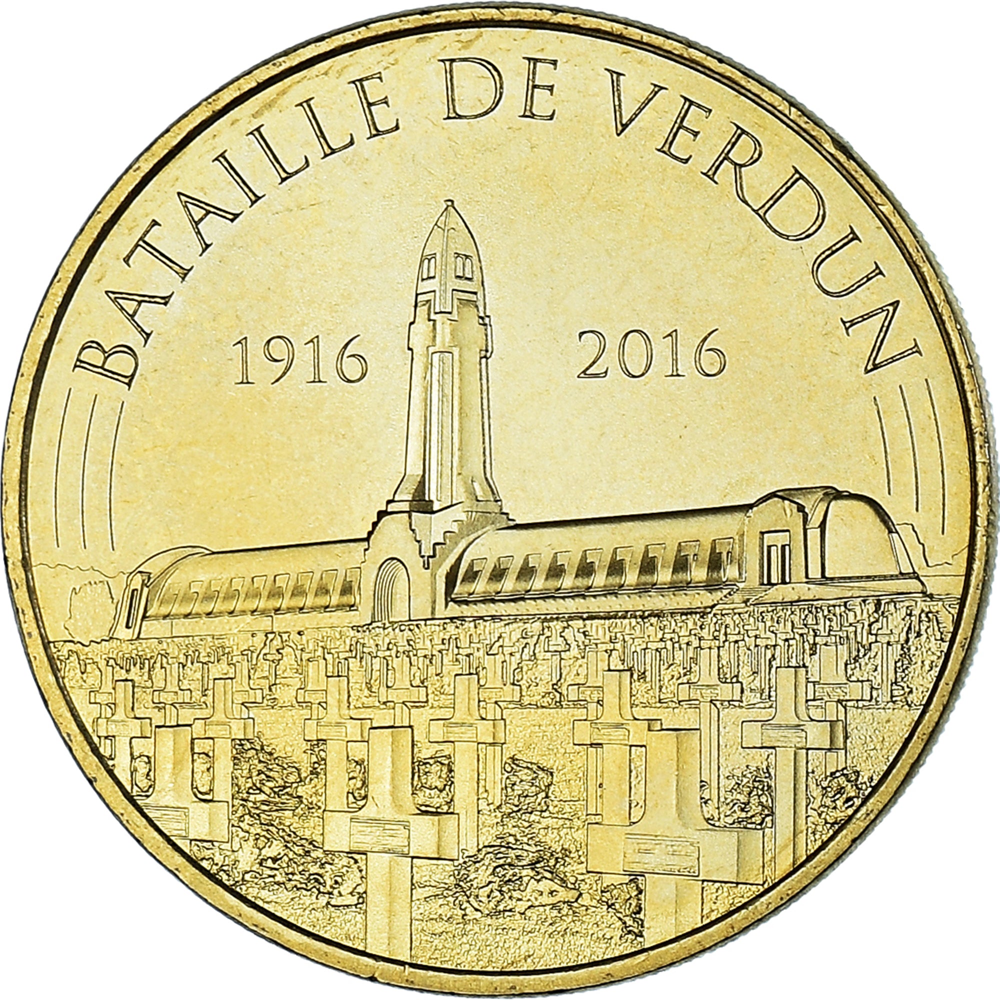 France, Jeton, Jeton Touristique, 55 - DOUAUMONT - OSSUAIRE - BATAILLE DE VERDUN