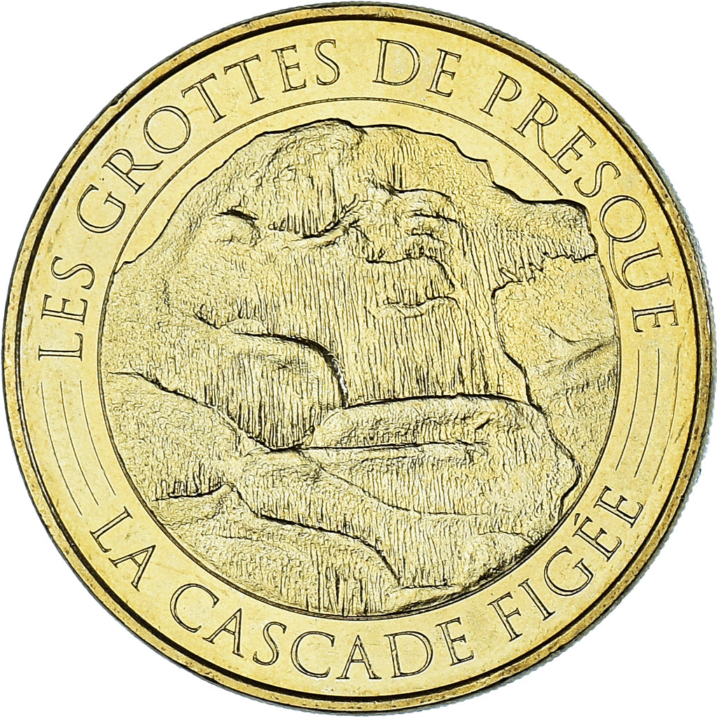 France, Token, Touristic token, 46/ Les Grottes De Presque - La Cascade Figée