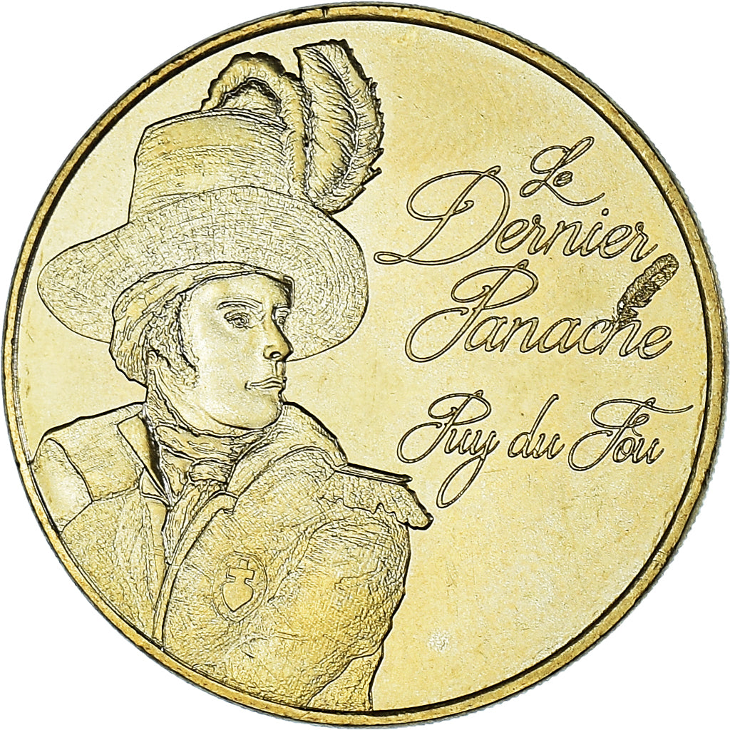 France, Jeton, Jeton Touristique, Le dernier Panache - Puy du fou, 2016, MDP
