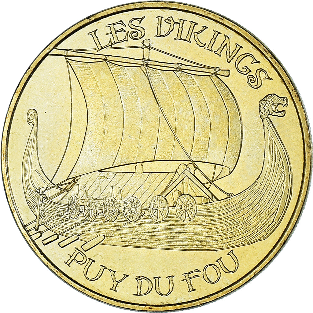 France, Token, Touristic token, Les Epesses -  Puy du Fou - les Vikings, 2016