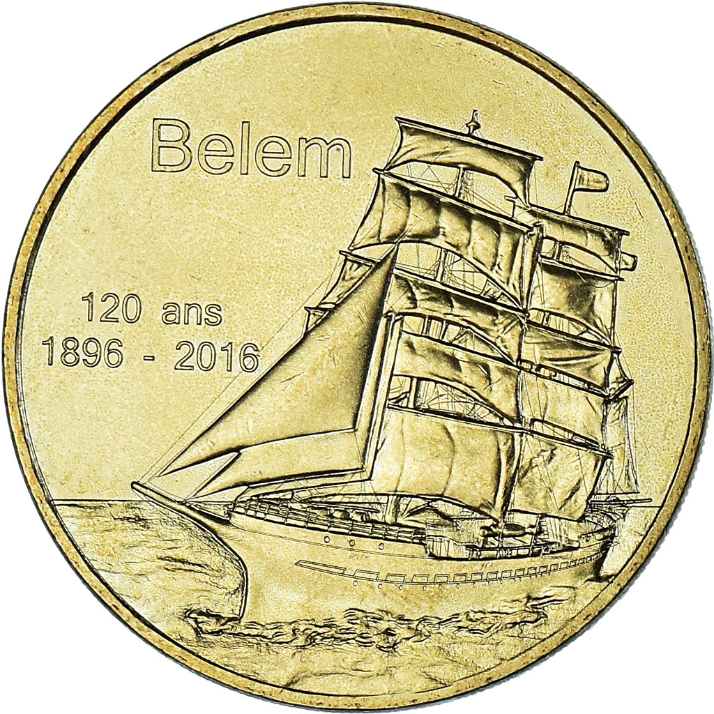 France, Token, Touristic token, Belem - 120 ans - 1896-2016, Arts & Culture