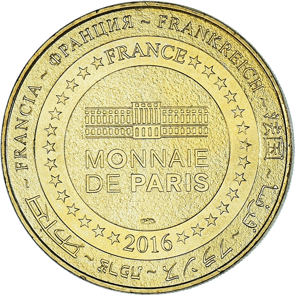 France, Token, Touristic token, Puy de Dôme - 1465 M, Arts & Culture, 2016