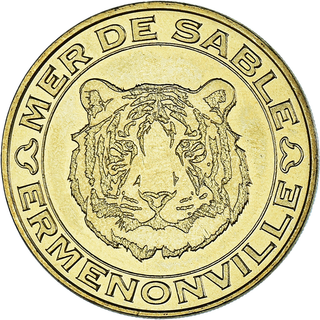 France, Token, Touristic token, 60/ ERMENONVILLE - Mer de Sable, Tête de tigre