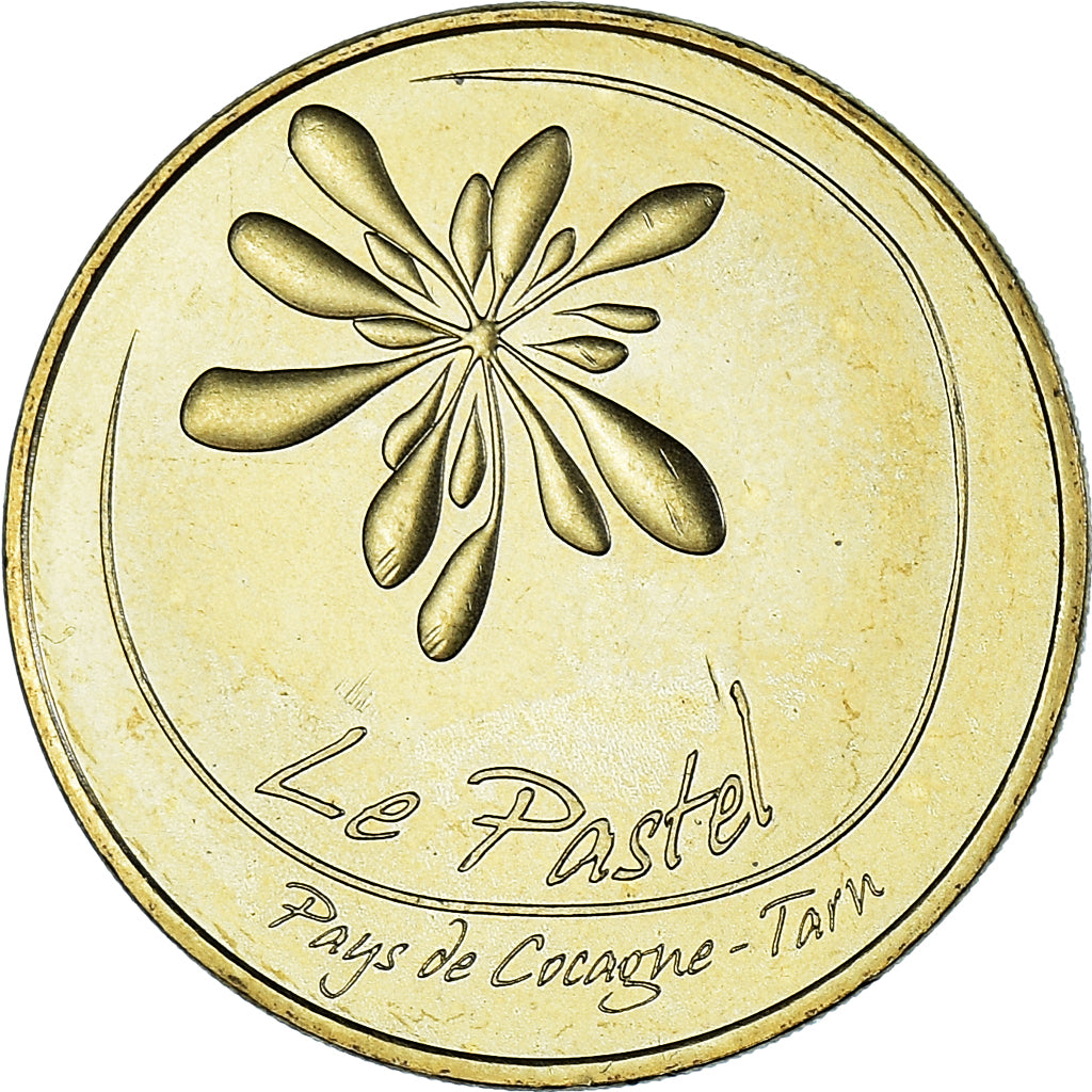 Francja, Token, Żeton turystyczny, Le Pastel - Pays de Cocagne - Tarn, Sztuka i