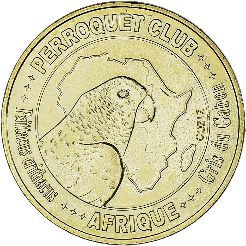 France, Token, Tourist Token, 67/ Perroquet Club - Ara bleu et jaune, 2016
