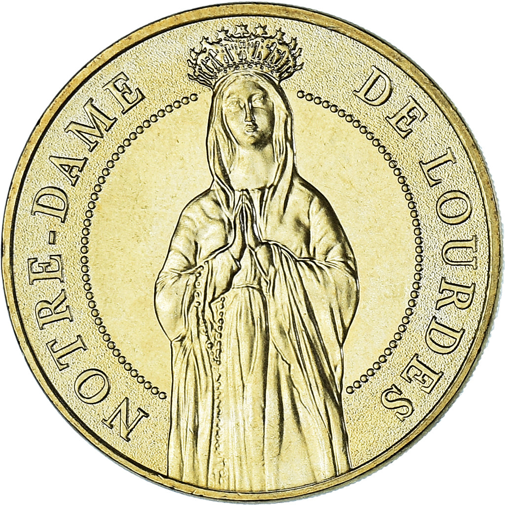 France, Token, Touristic token, 65/ Lourdes - Sainte Bernadette Soubirous -