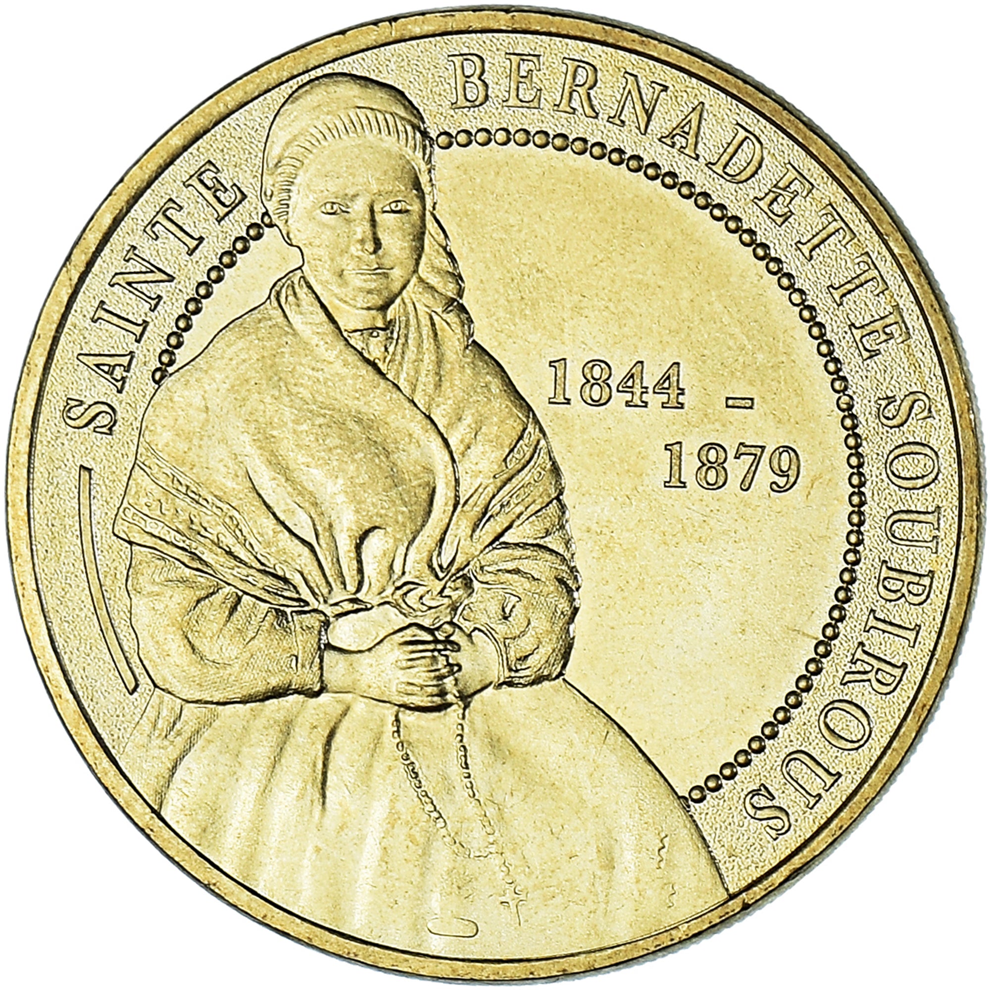 France, Token, Touristic token, 65/ Lourdes - Sainte Bernadette Soubirous -