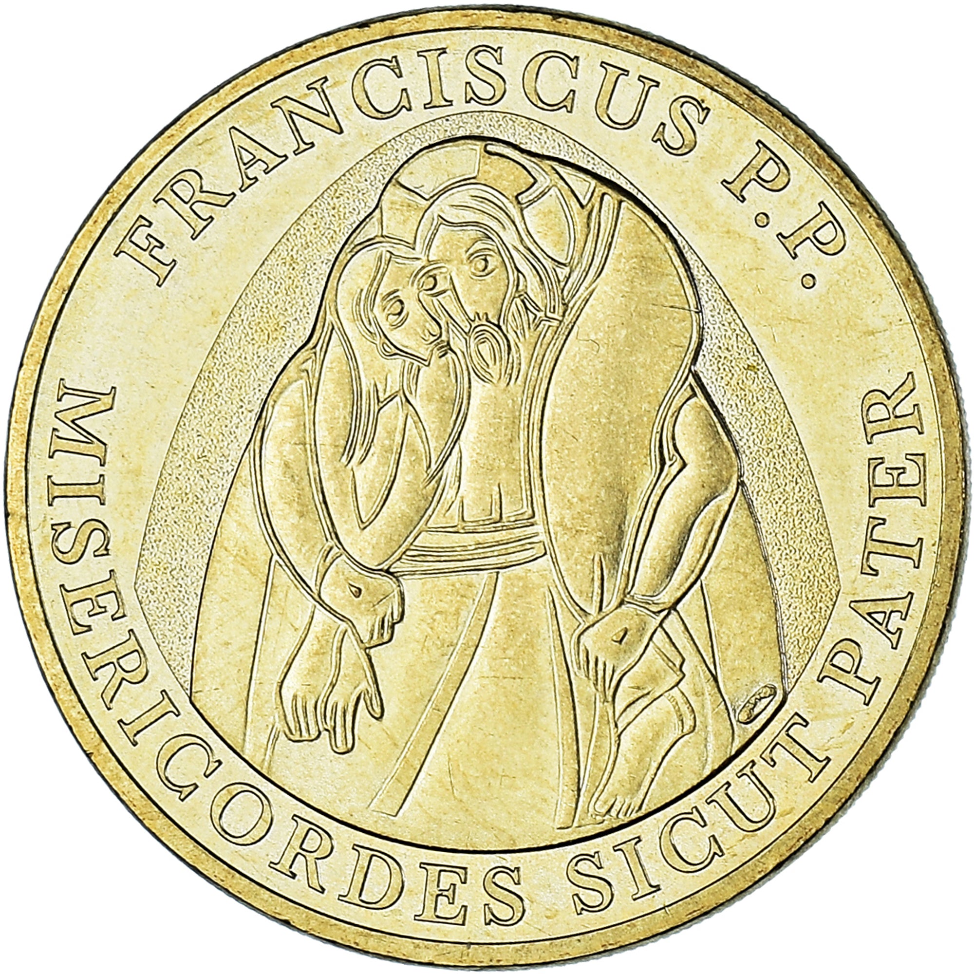 France, Token, Lourdes - Jubilé de la Miséricorde, 2016, MDP, MS(63)