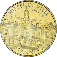 France, Token, Touristic token, Vannes - Hôtel de Ville - 130 ans, 2016, MDP