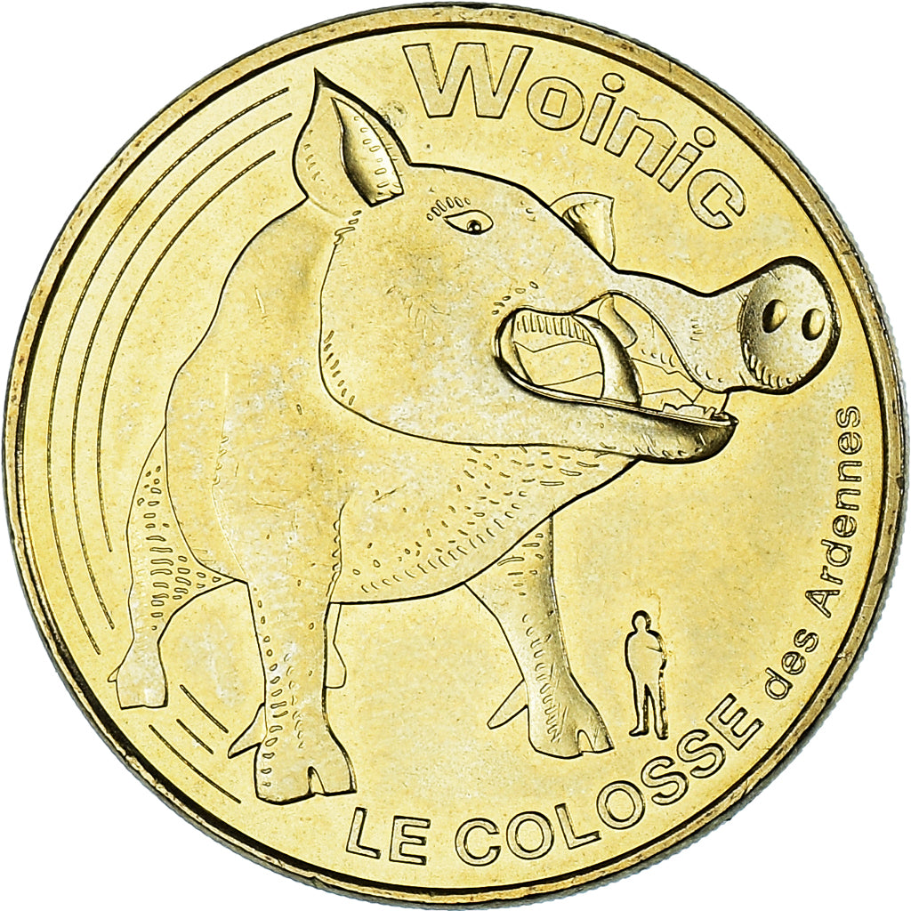 France, Token, Tourist Token, 08/ Woinic - Colosse des Ardennes, 2016, Monnaie