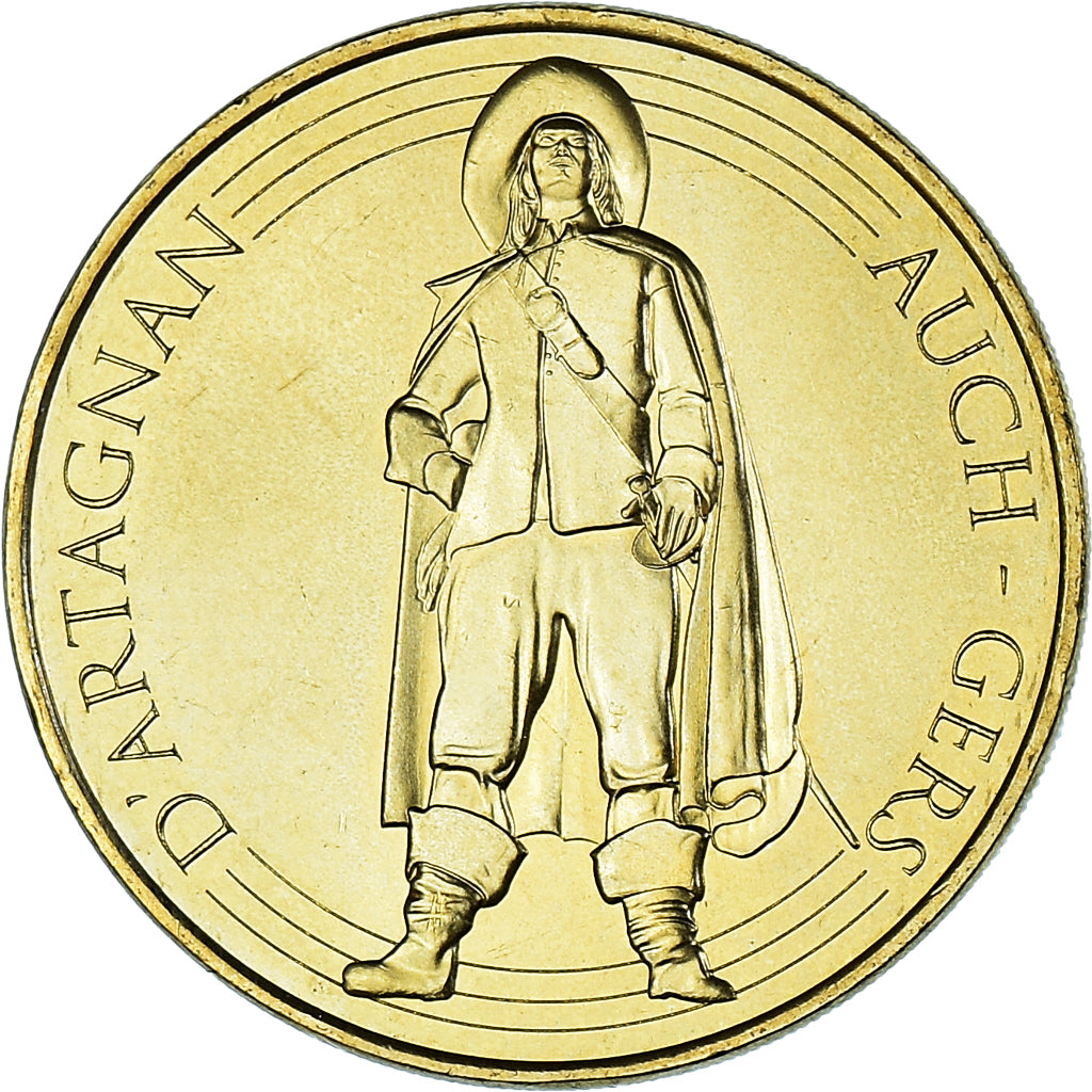France, Token, Tourist Token, Auch - D’Artagnan, 2016, Monnaie de Paris