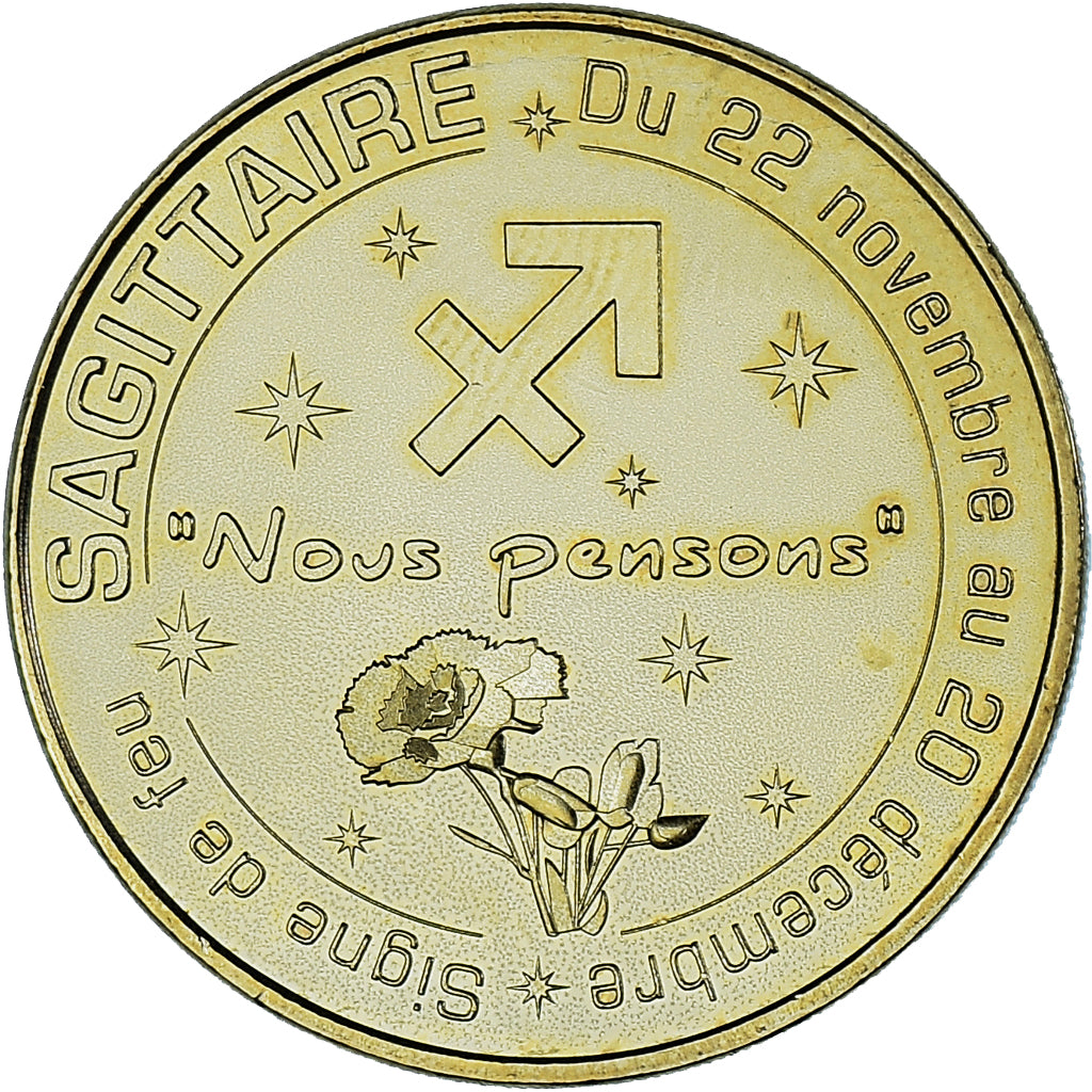 France, Token, Touristic token, 13 AUBAGNE Les signes du zodiaque, Le