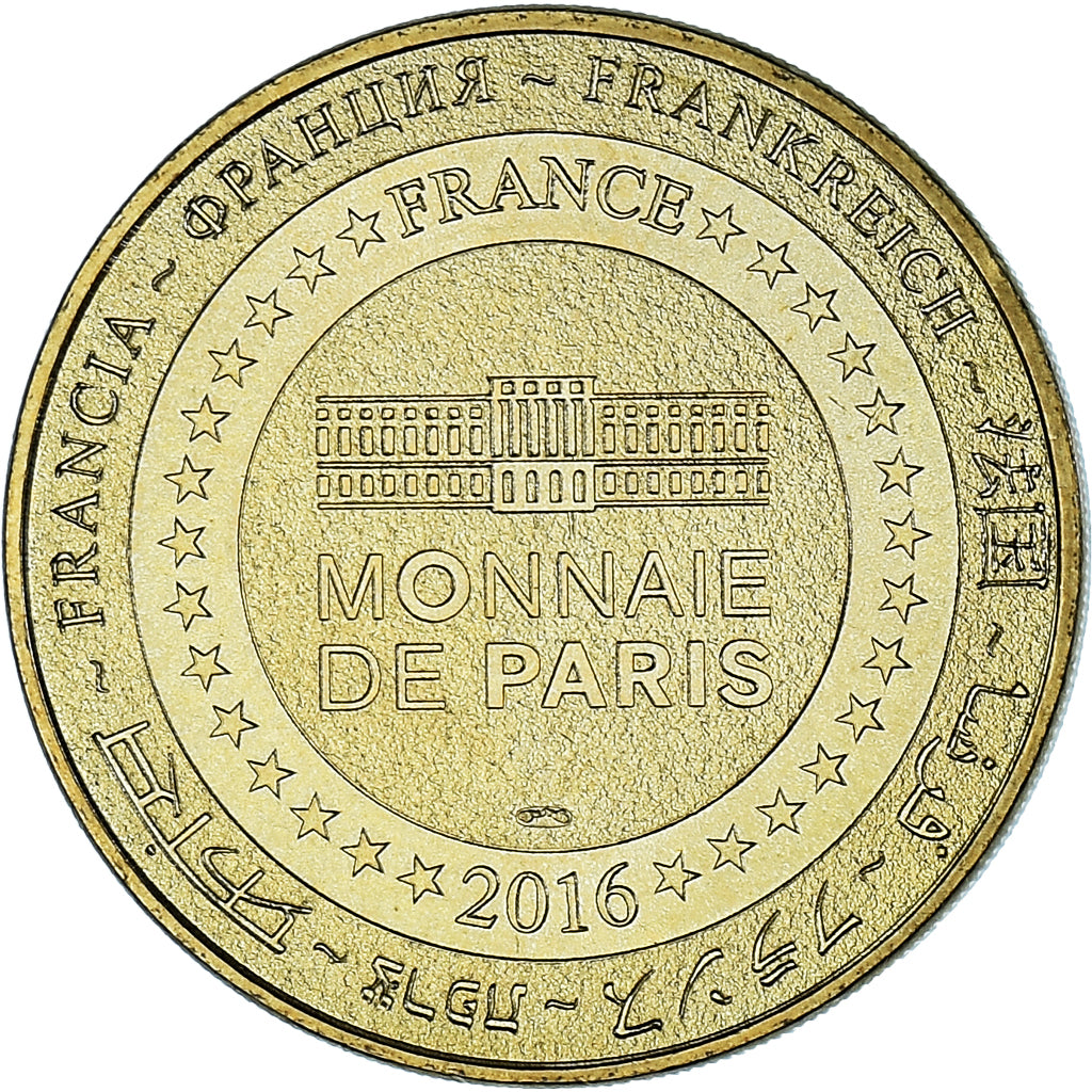 Francia, ficha, Touristic token, Strasbourg - Le vaisseau n°7, 2016, MDP, SPL
