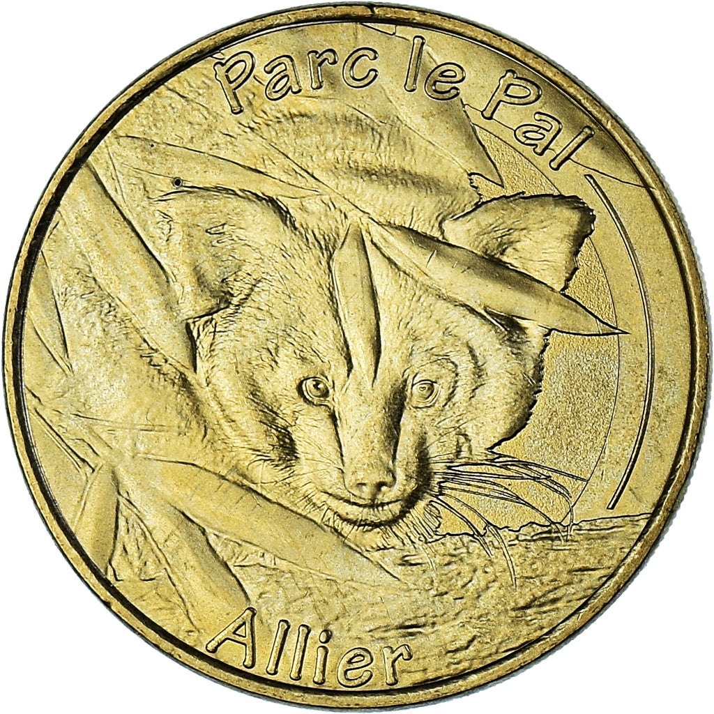 France, Jeton, Jeton Touristique, Dompierre-sur-besbre - Parc Le Pal - Le panda