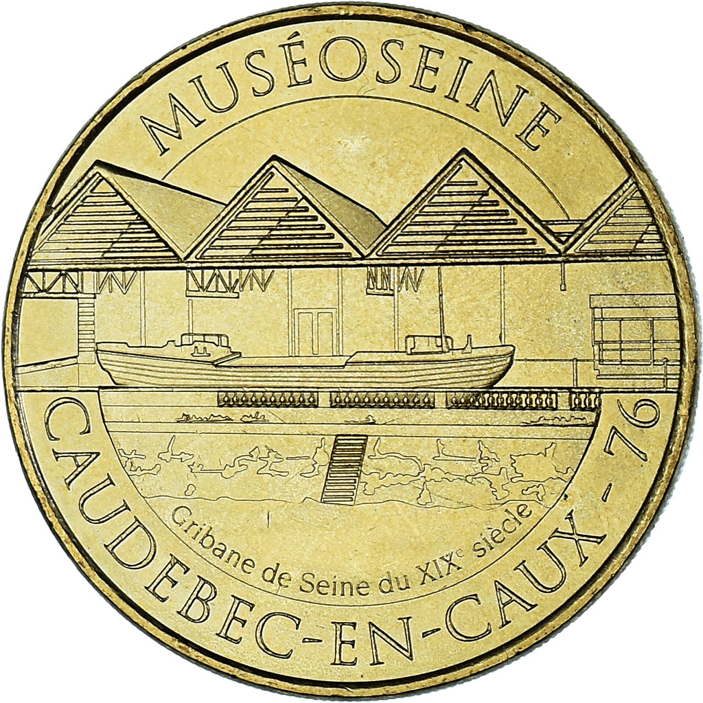 France, Token, Touristic token, 76 CAUDEBEC-EN-CAUX - MUSEOSEINE - CABANE DE
