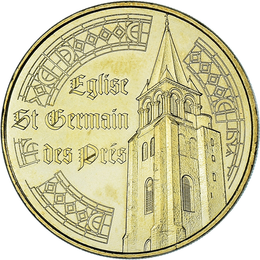 France, Token, Touristic token, Paris - Saint-Germain-des-Près - Eglise, 2016