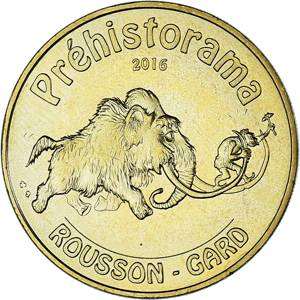 Frankrijk, Token, Toeristisch fiche, 30/ ROUSSON - PREHISTORAMA - GARD, 2016