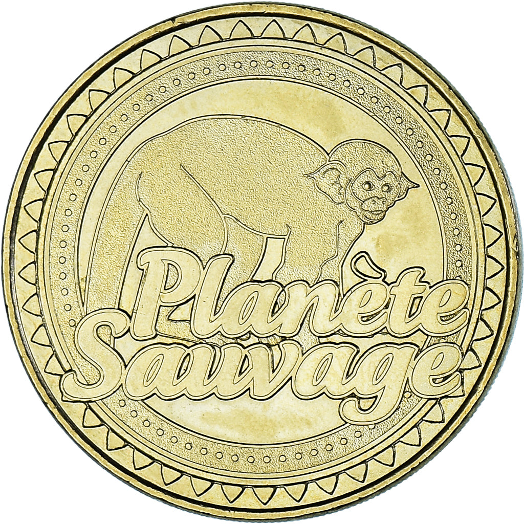 Francia, zeton, Jetón turístico, 44/ PORT SAINT PERE - PLANETE SAUVAGE N°10 -