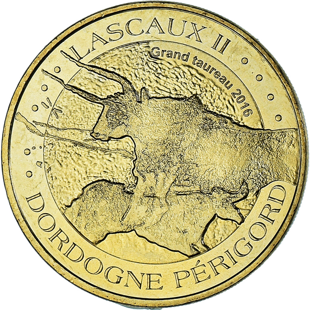 Francia, zeton, Jetón turístico, 24/ MONTIGNAC - LASCAUX II N°8 - Le grand