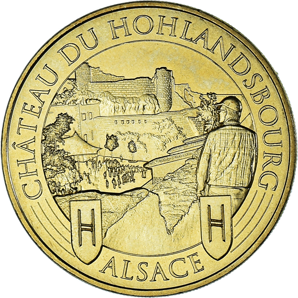 France, Token, Touristic token, 68/ WINTZENHEIM - CHATEAU DU HAUT HOHLANDS -