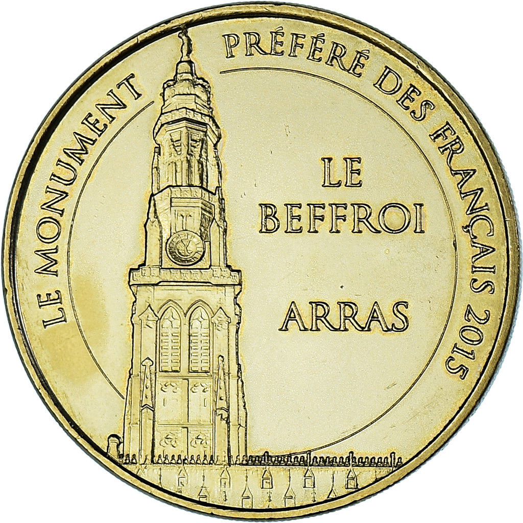France, Token, Touristic token, 62/ ARRAS N°6 - LE BEFFROI ARRAS - Le monument
