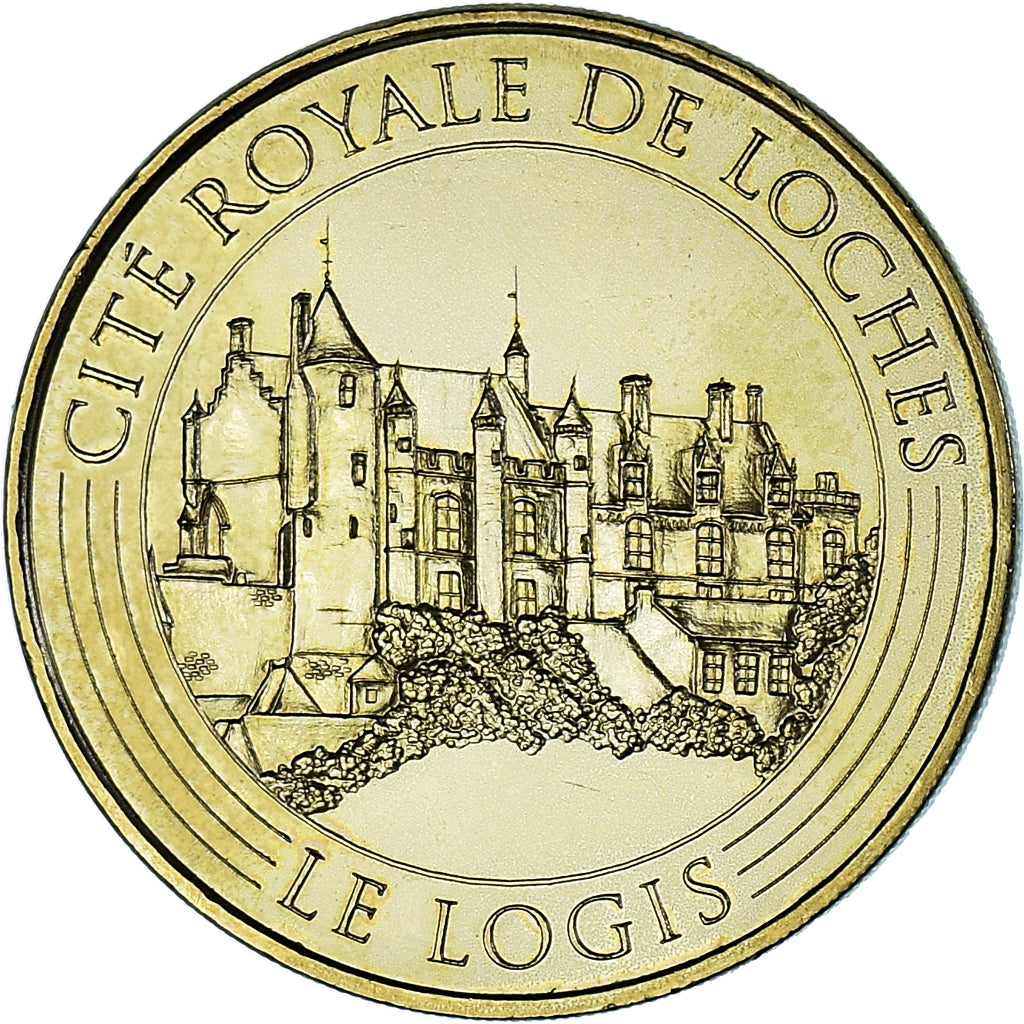France, Token, Touristic token, 37/ LOCHES - Cité Royale - Le logis royal n°3