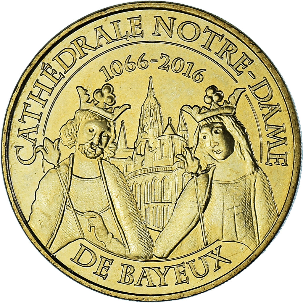 Francia, ficha, Touristic token, 14/ BAYEUX - Cathédrale Notre Dame de Bayeux