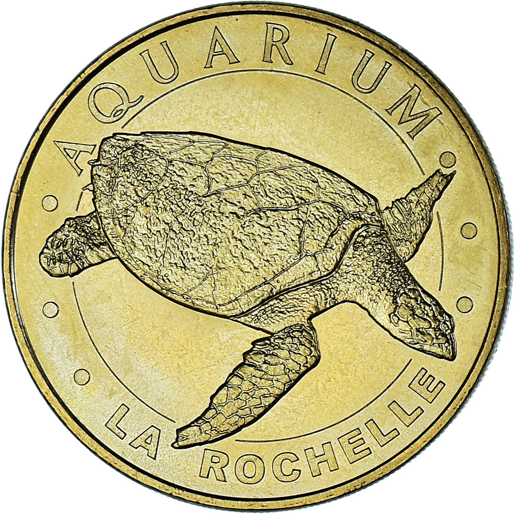 Francia, ficha, Touristic token, 17/ LA ROCHELLE - AQUARIUM N°11 - La Tortue
