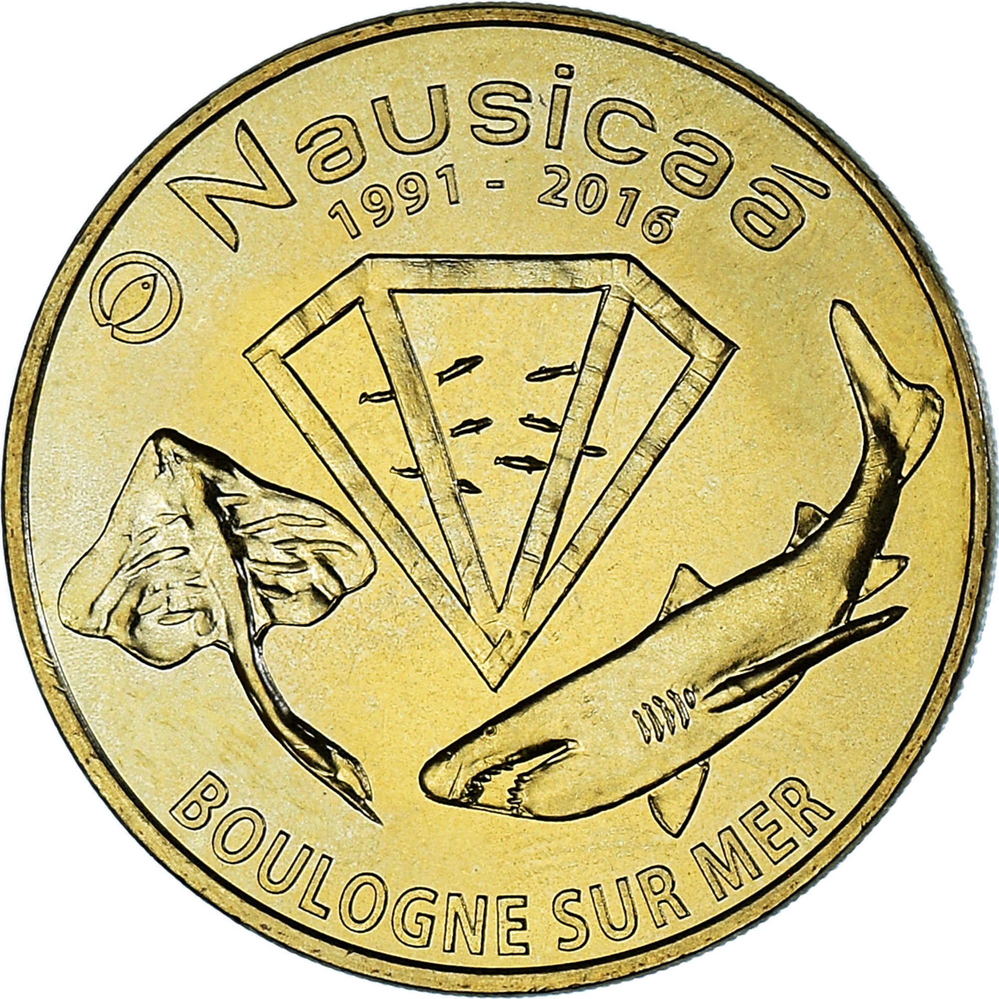 France, Jeton, Jeton Touristique, 62/ BOULOGNE SUR MER - NAUSICAÄ N°10 -