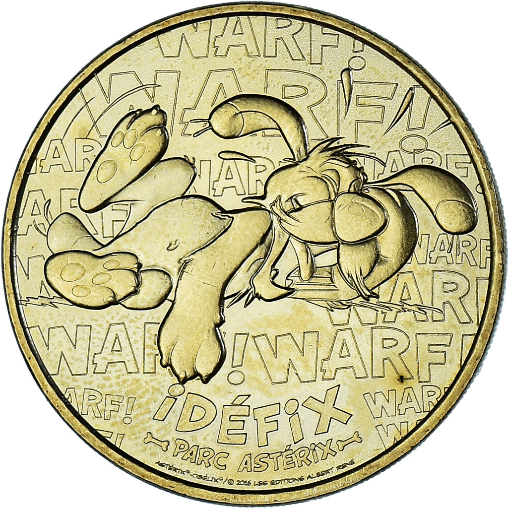 France, Token, Touristic token, 60/ PLAILLY - PARC ASTERIX N°18 - IDEFIX WARF!