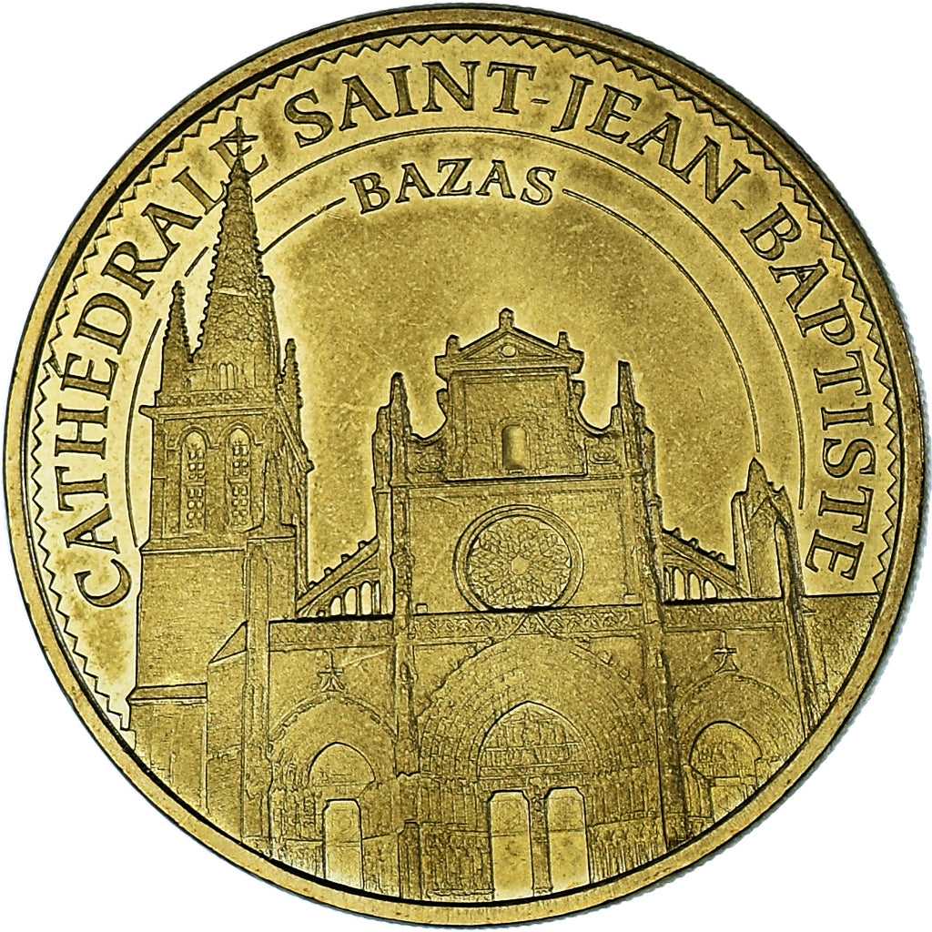 France, Jeton, Jeton Touristique, 33/ BAZAS Cathédrale Saint-Jean-Baptiste