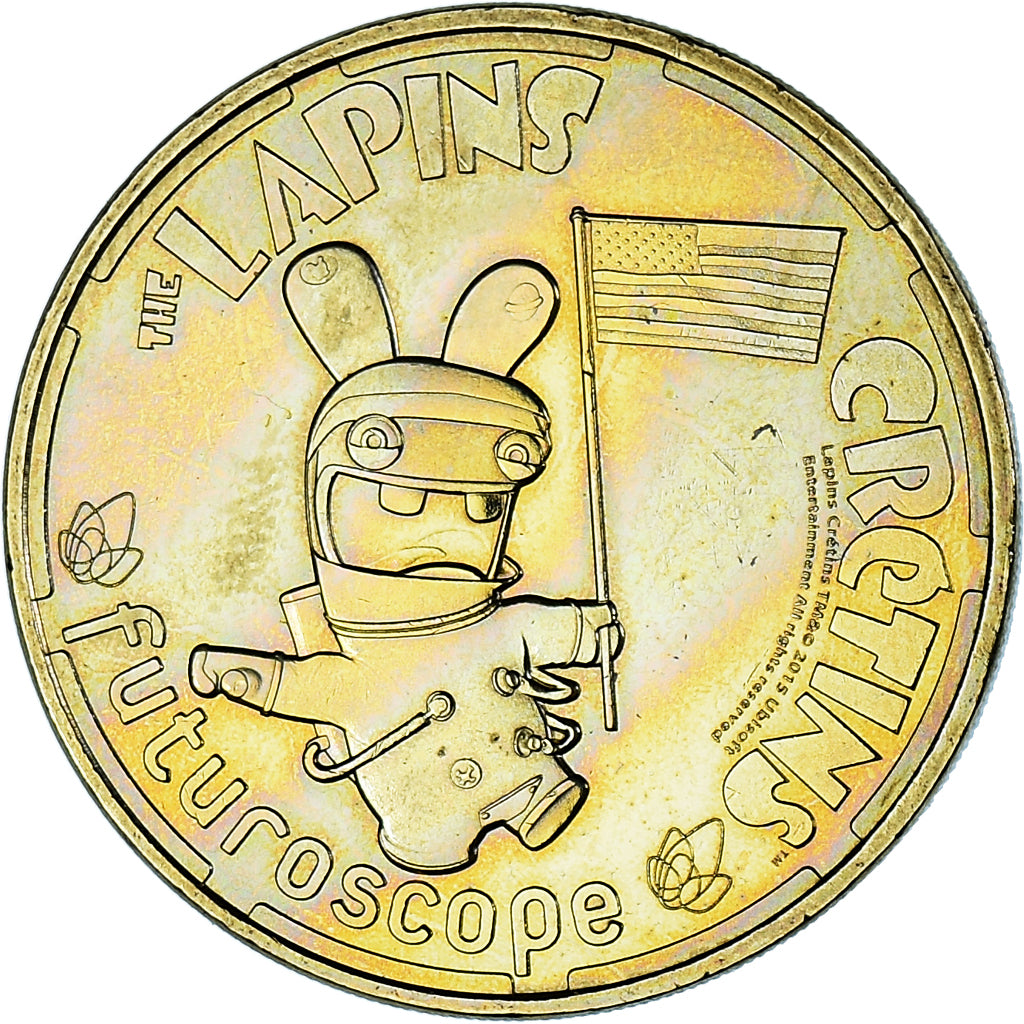 Frankreich, betaalpenning, Tourist Token, 86/ Futuroscope - Lapins Crétins -