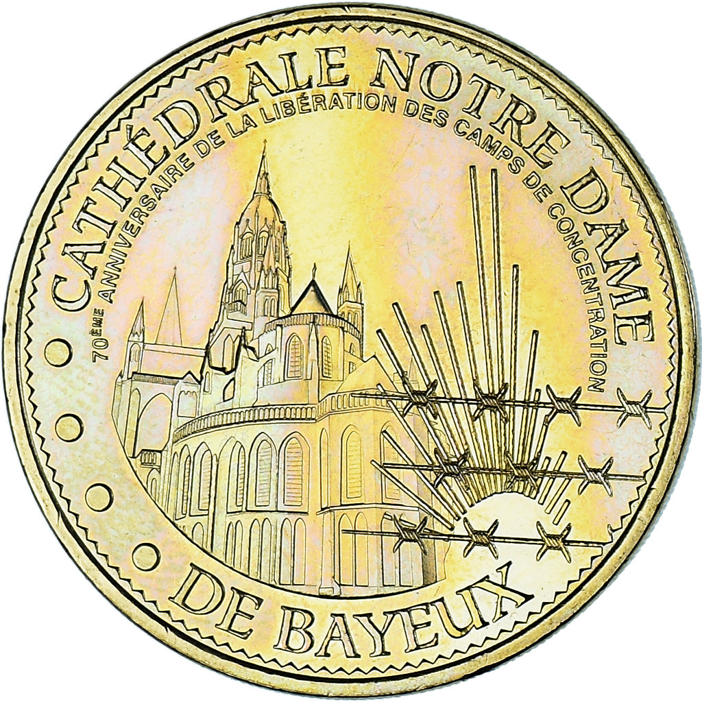 Francia, ficha, Tourist Token, 14/ BAYEUX - CATHEDRALE NOTRE DAME DE BAYEUX N°3