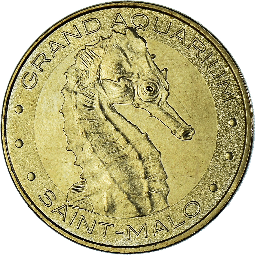 France, Jeton, Tourist Token, 35/ SAINT-MALO - GRAND AQUARIUM N°3 - HIPPOCAMPE