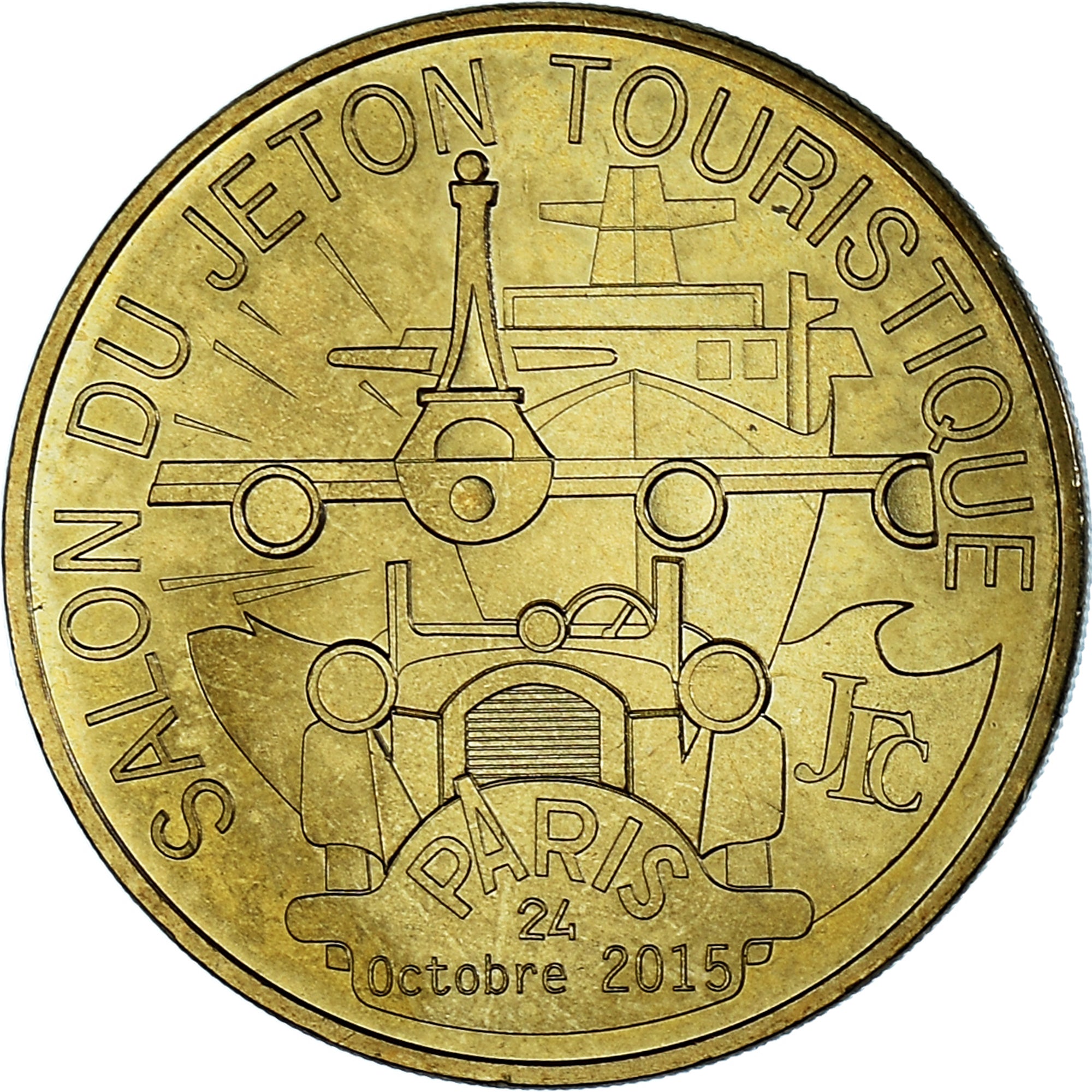 Francja, Token, Żeton turystyczny, 75/ Paris - Salon du Jeton Touristique