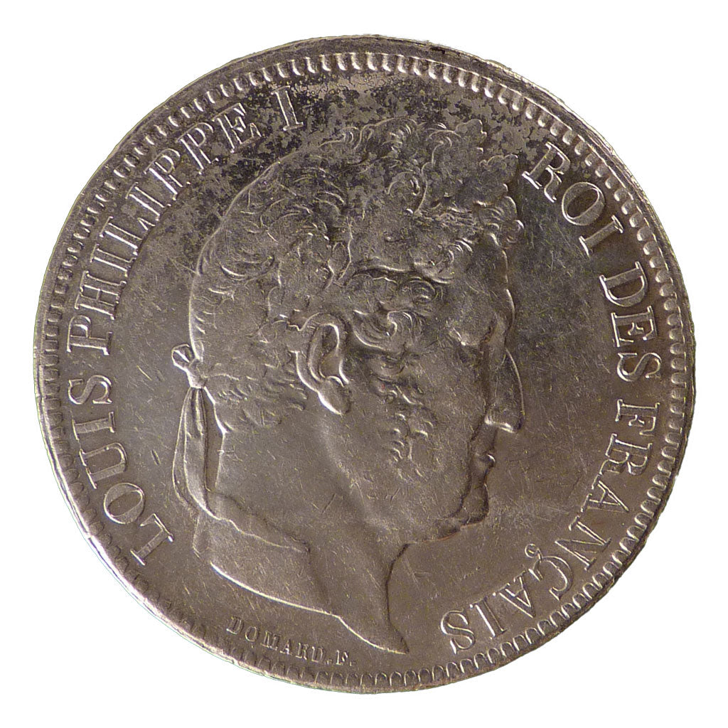 Francia, Louis-Philippe, 5 Francs, 1831, Lille, BB+, Argento, Gadoury:677a