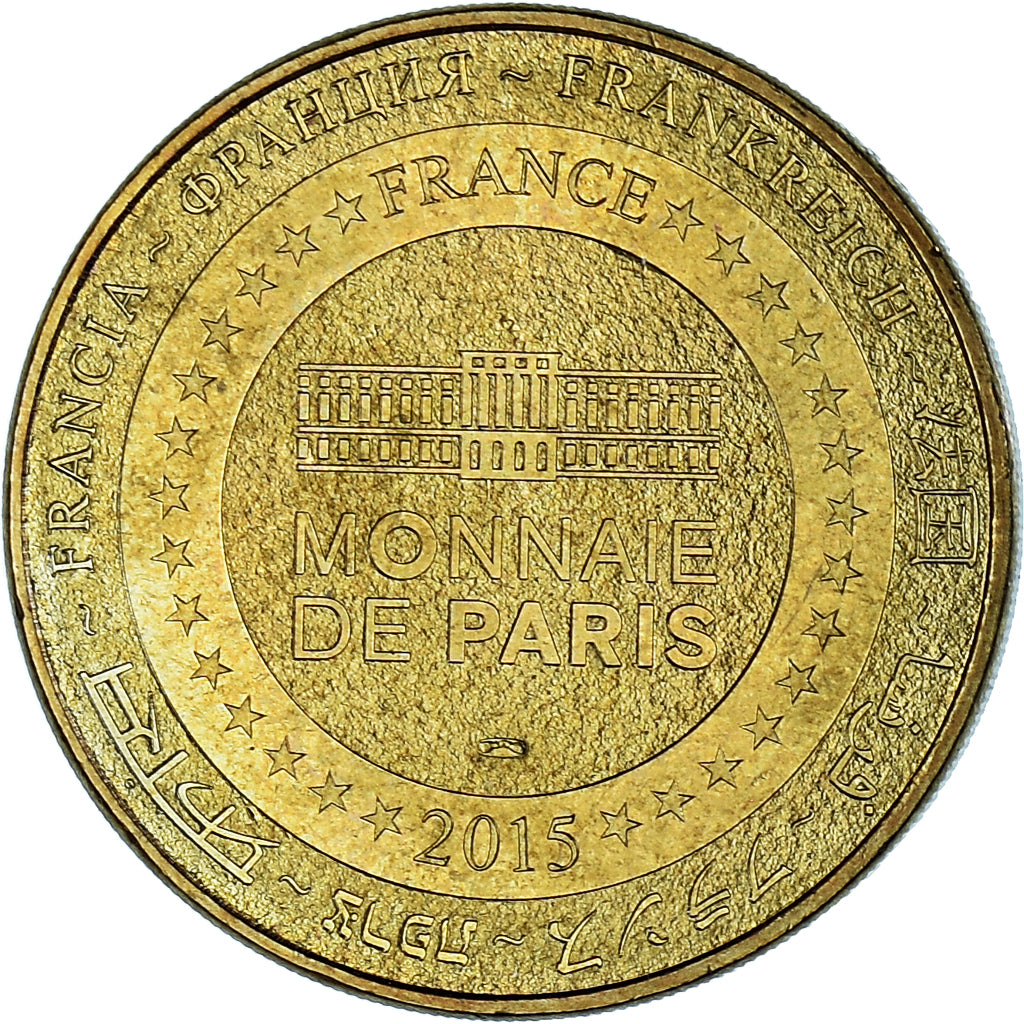 Francia, zeton, Jetón turístico, 83/ Bormes-les-Mimosas - Village, 2015, MDP