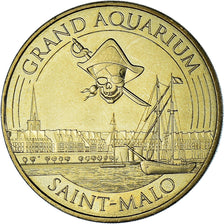 France, Token, Tourist Token, 35/ SAINT-MALO GRAND AQUARIUM N°4 - Le port et