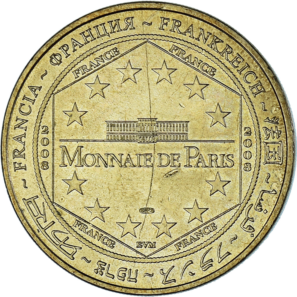 Frankreich, betaalpenning, Touristic token, Disneyland n°15 - Mickey 2008, Arts