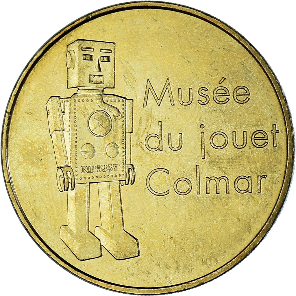 Francja, Token, Żeton turystyczny, Colmar - Musée du Jouet, 2016, MDP, MS(63)