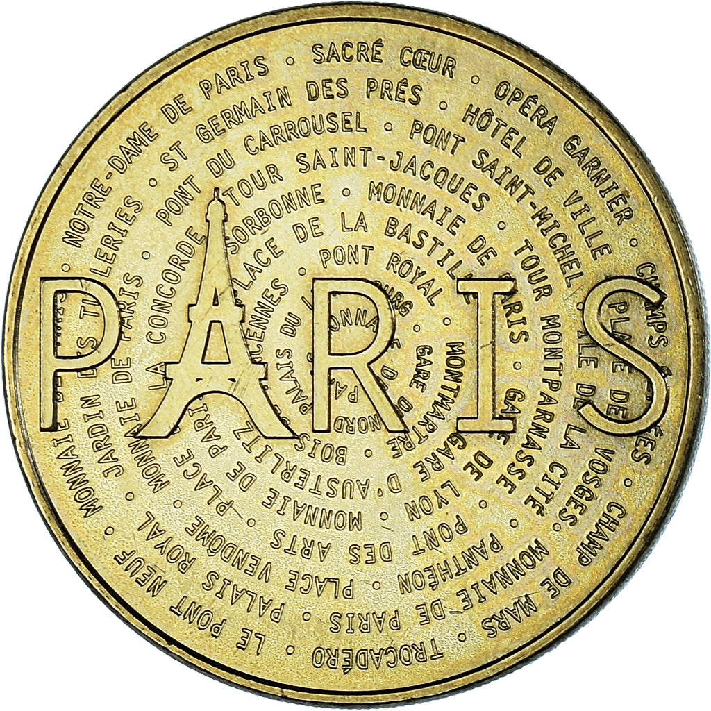 France, Jeton, Jeton Touristique, 75/ Paris Monuments, 2016, MDP, SPL