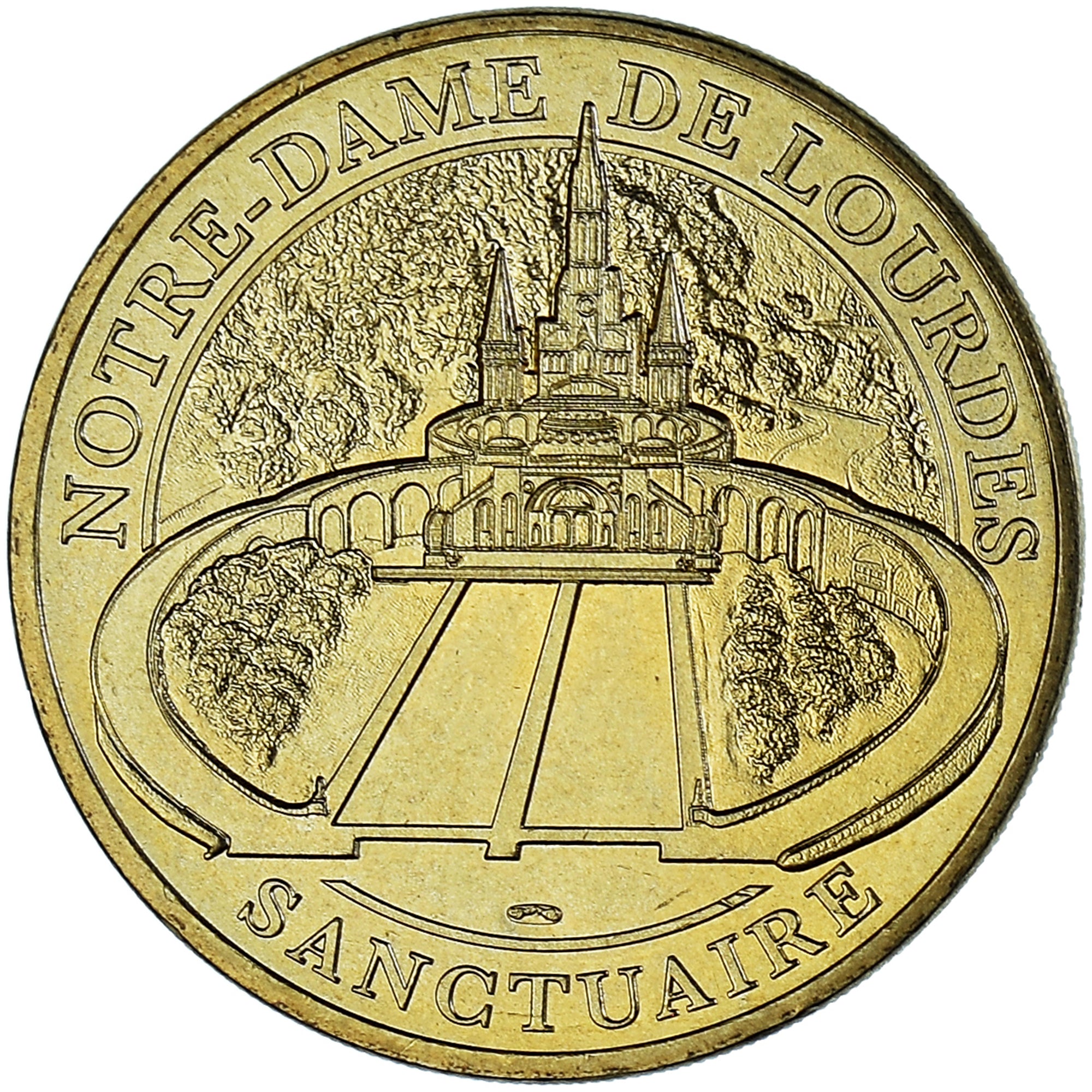 Francja, Token, Żeton turystyczny, Lourdes - Sanctuaires Notre Dame, MS(63)