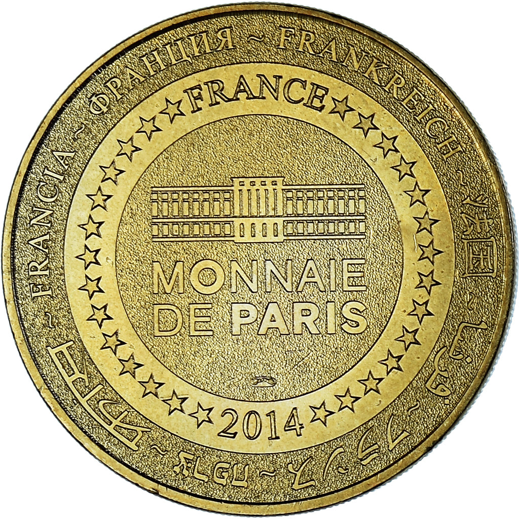 Francia, zeton, Belfort - Musées et citadelle, 2014, MDP, SC, Aluminio y