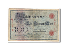 Banknote, Germany, 100 Mark, 1907, KM:30, VF(20-25)