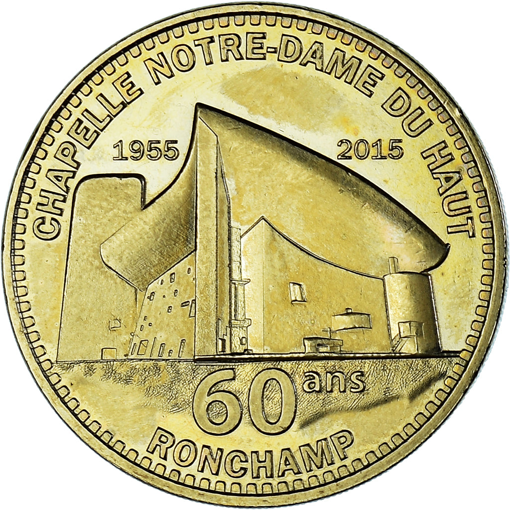 Francia, ficha, Tourist Token, 85/ Abbaye de Maillezais, 2015, Monnaie de Paris