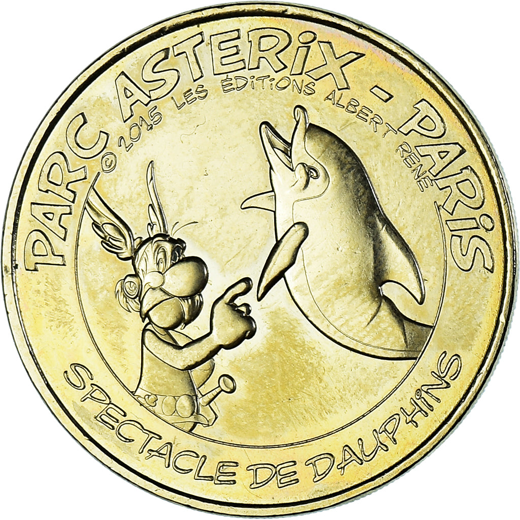 Frankreich, betaalpenning, Touristic token, Plailly - Parc Astérix n°11, 2015