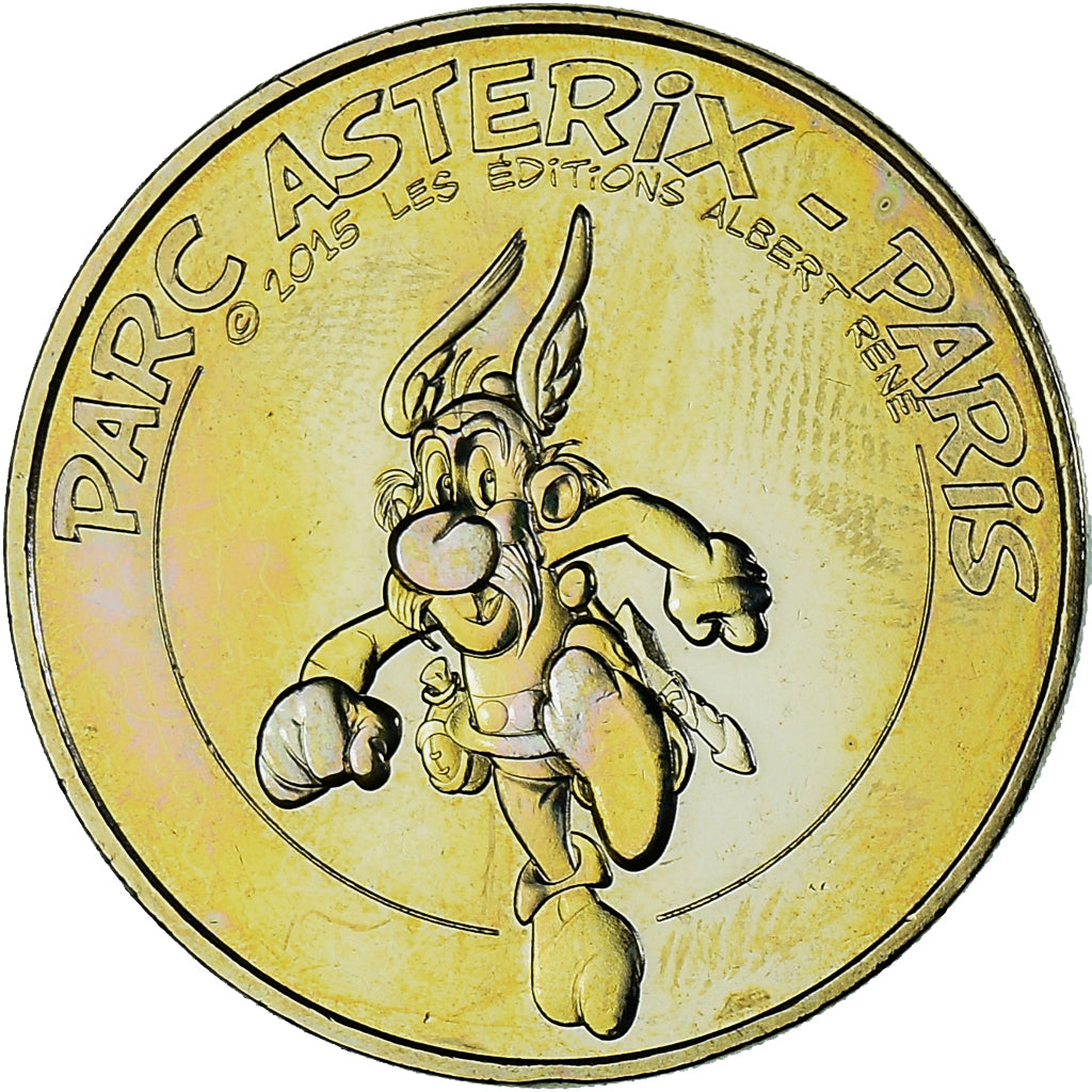 France, Token, Touristic token, Plailly - Parc Astérix n°12, 2015, MDP