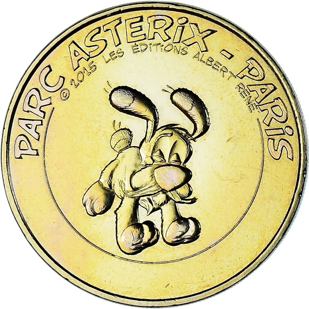 France, Token, Touristic token, Plailly - Parc Astérix n°13, 2015, MDP