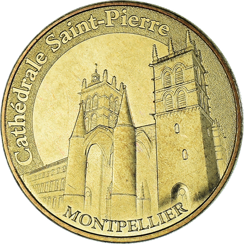 Francja, Token, Żeton turystyczny, 34/ Cathédrale Saint-Pierre - Montpellier